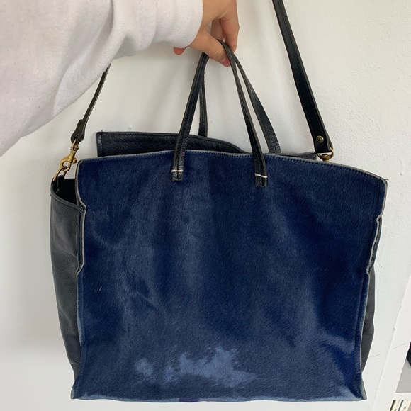 Clare Vivier Blue Pony Hair Bag - Picture 2 of 4